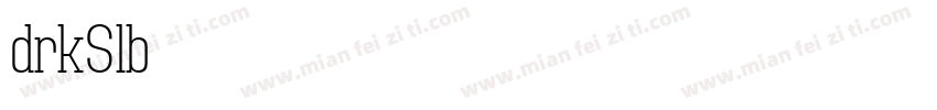 AdirekSlab 400字体转换